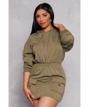 Almost Famous Racerback Tank Bubble Hem Dress