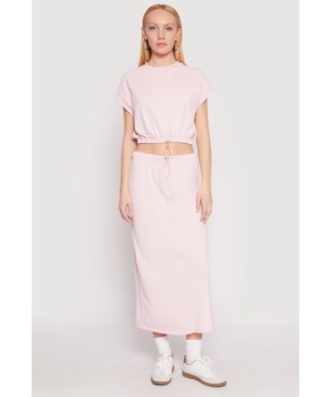 Almost Famous Fleece Maxi Skirt