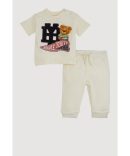 Plus Size Be Kind Bear Graphic Crew Neck T-Shirt