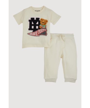 Baby Boys 12-24M Brave Youth Graphic Tee and Joggers