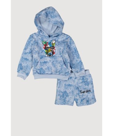 Baby Boys 12-24M Fresh Vibes Hoodie and Sweatshorts