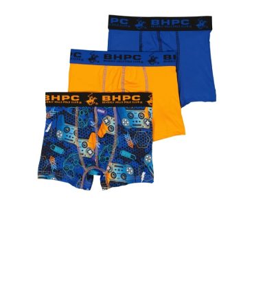 Boys Game Controller Print Boxer Brief Trio