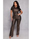 Daisy Acid Wash Grommet Notch Neck Dress