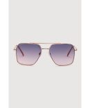 Ombre Geometric Lens Sunglasses