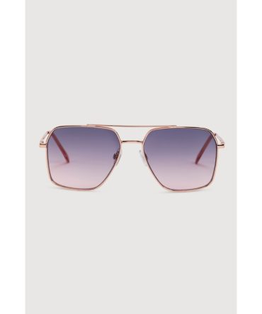 Geometric Lens Aviator Sunglasses