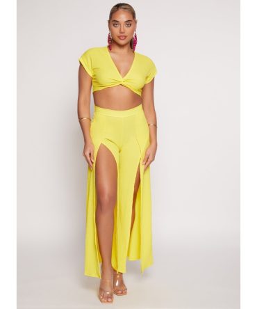 High Waist Palazzo Pants