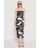 Tie Front Keyhole Maxi Dress