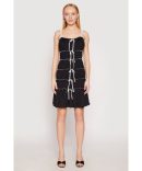 Tie Front Keyhole Cami Dress