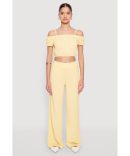 Boho Border Print High Waisted Wide Leg Pants