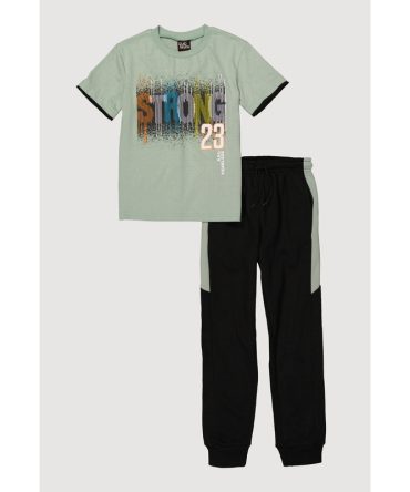 Boys Strong 23 Tee and Joggers