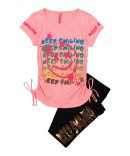 Little Girls Rhinestone Studded Front Jeans