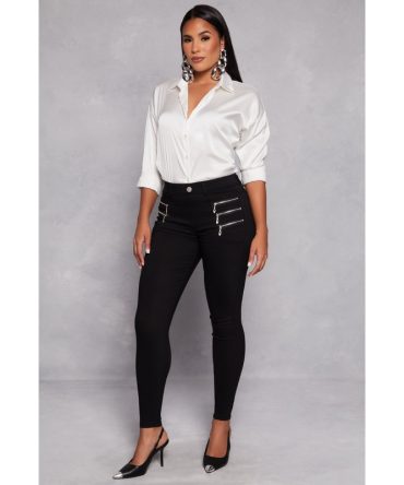 Hyper Stretch Zip Pocket Dress Pants
