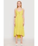 Iris Slit Front Floral Maxi Dress