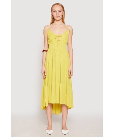 Iris Gauze Knit Smocked Waist Dress