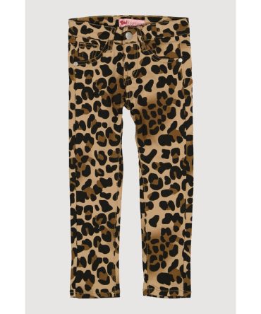 Little Girls Leopard Print Skinny Pants