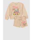 Little Girls Keep Dreaming Ringer Tee and Plaid Skirt