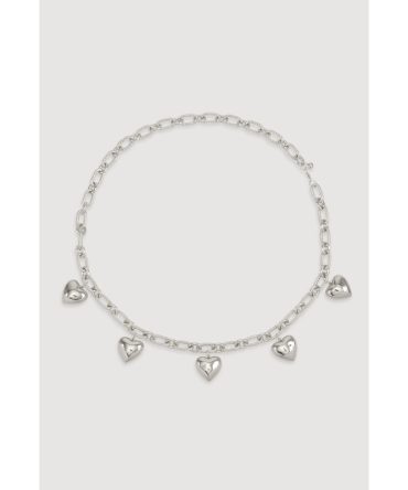 Heart Charm Chain Belt