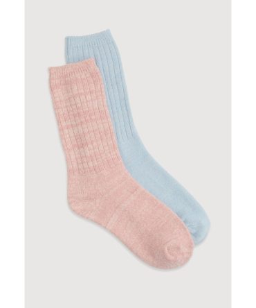 Marled Slouch Boot Socks 2 Pack Size 4-10