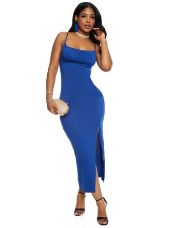 Split Thigh Maxi Cami Dress