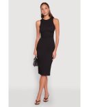 Tie Front Keyhole Maxi Dress
