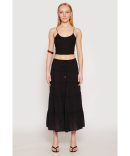 Almost Famous Textured Knit Maxi Skirt