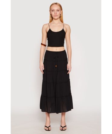 Almost Famous Tiered Skirt