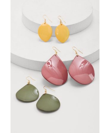 Assorted Teardrop Earring Trio