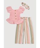 Baby Girls 12-24M Smocked Peasant Top and Shorts