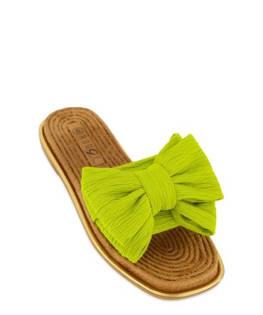 Bow Espadrille Slide Sandals