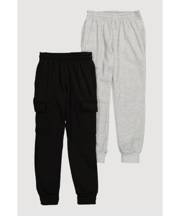 Boys Cargo Joggers 2 Pack
