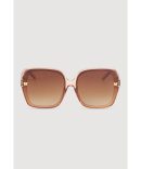 Ombre Geometric Lens Sunglasses