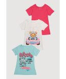 Girls Blessed Everyday Graphic Tees 3 Pack
