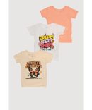 Baby Girls 0-9M Sweet Like My Mama Glitter T Shirt and Striped Bike Shorts Set