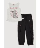 Baby Girls 12-24M Sweet Like My Mama Tee and Biker Shorts