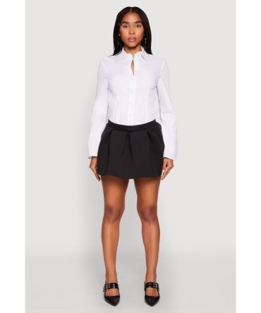 Scuba Pleated Skort