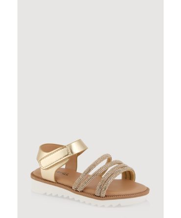 Toddler Girls Embellished Strappy Sandals