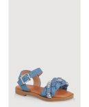 Toddler Girls Flower Band Buckle Strap Sandals